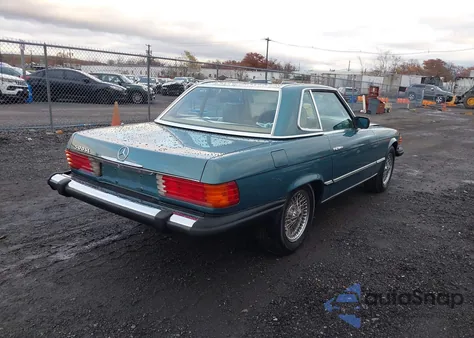 1985 Mercedes-Benz 380 Sl из США, поврежденный, VIN WDBBA45C6FA022313
